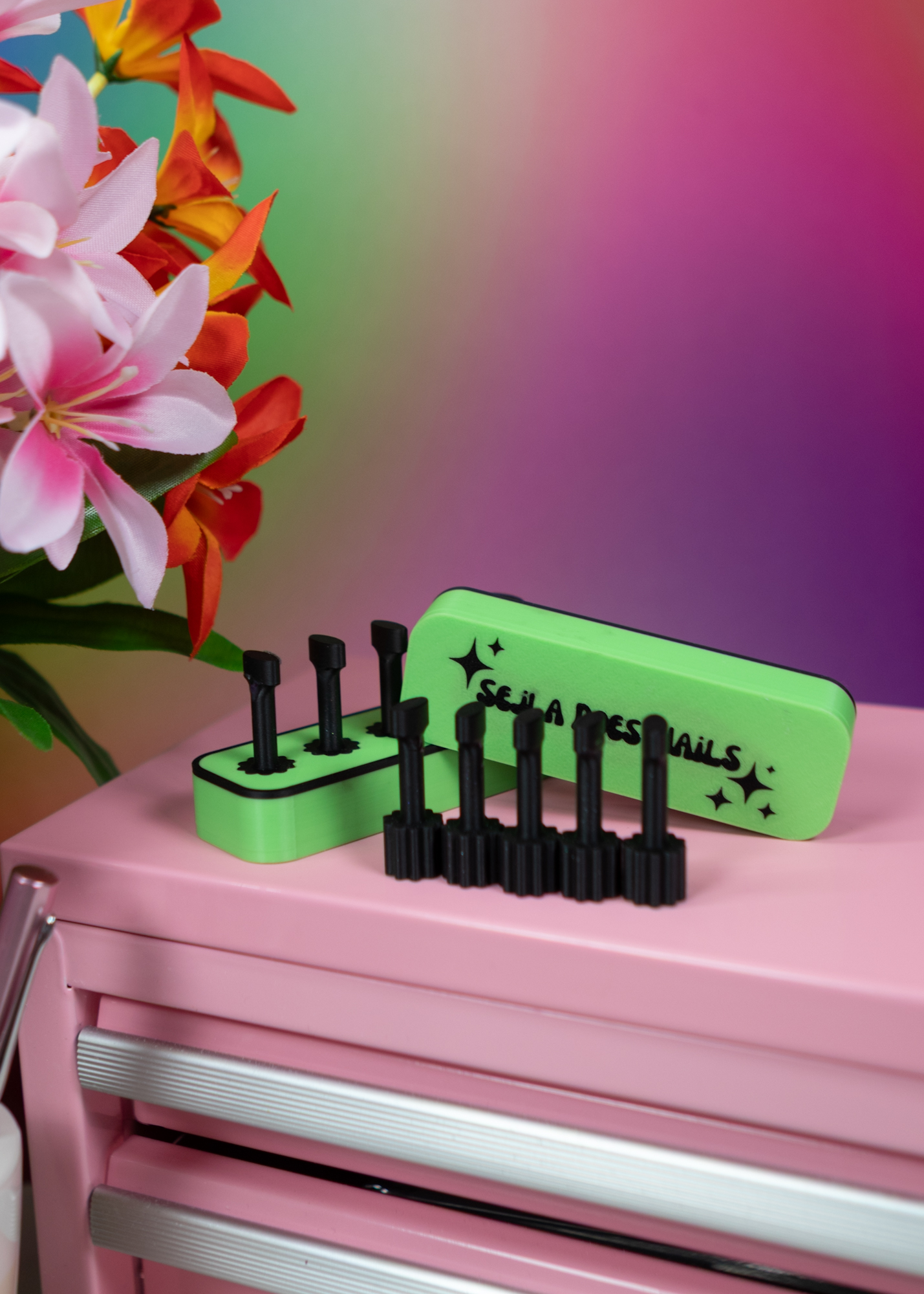 Sun Flower Nail Stand